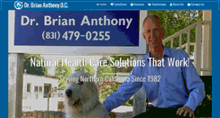 Desktop Screenshot of drbriananthony.com