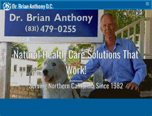 Tablet Screenshot of drbriananthony.com